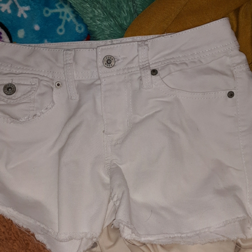 white shorts